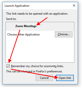 Firefox Launch Application