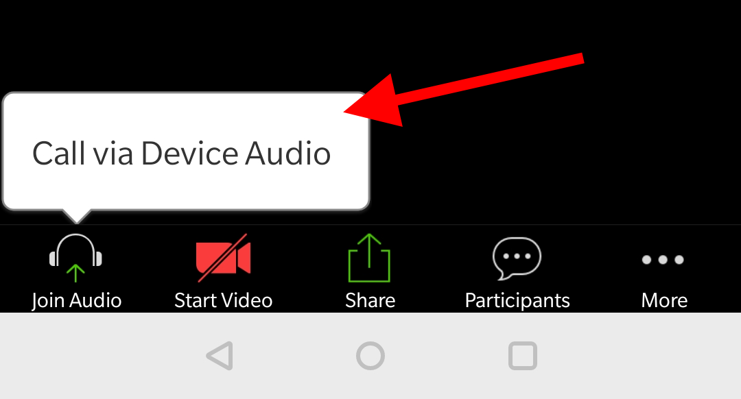 Call via Device Audio